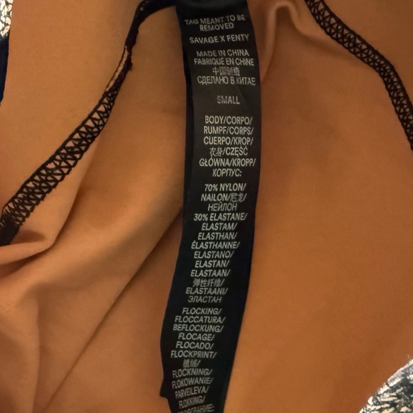 Savage X Fenty Leggings Lace High Rise Athleisure Sporty Black Small - Picture 10 of 12